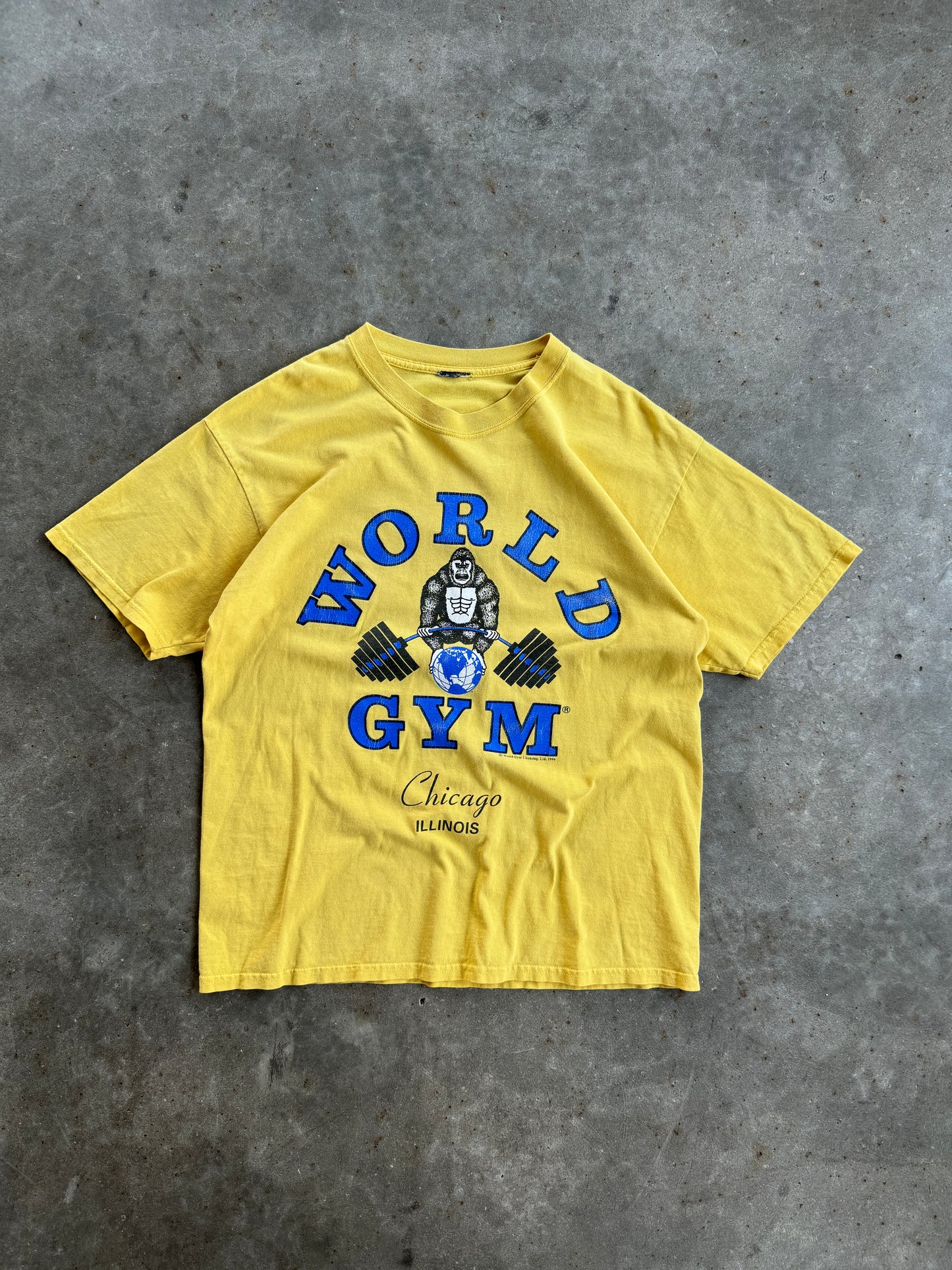 Vintage World Gym Chicago Illinois Shirt - L