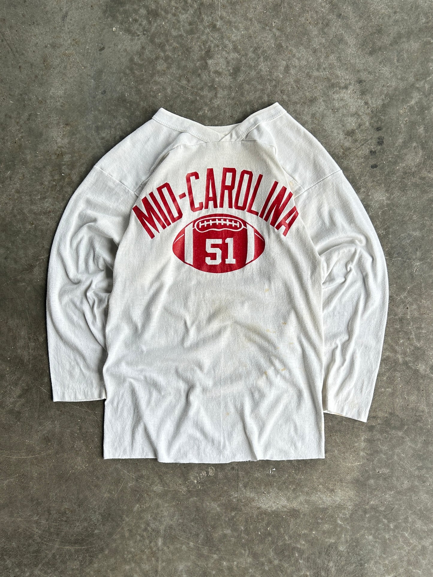 Vintage Mid-Carolina Football Long Shirt - M