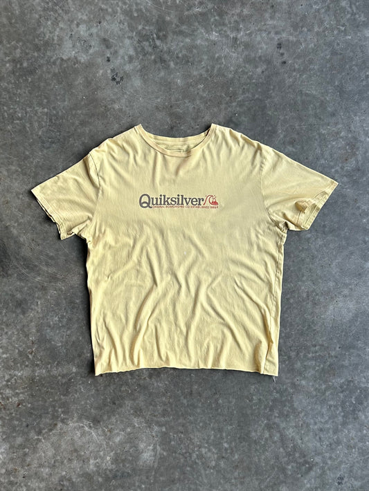 Yellow Quiksiver Cropped Tee - XL