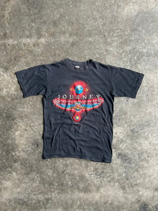 Vintage 80s Black Journey Band Tee - S