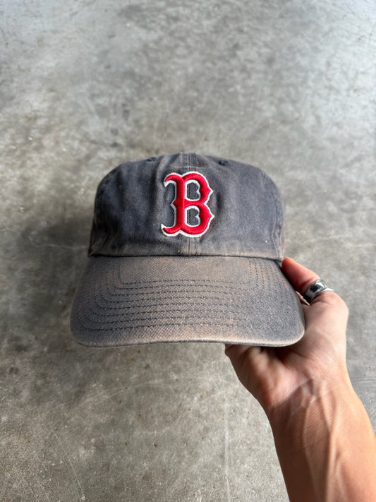 Vintage Distressed Boston Red Sox Adjustable Hat