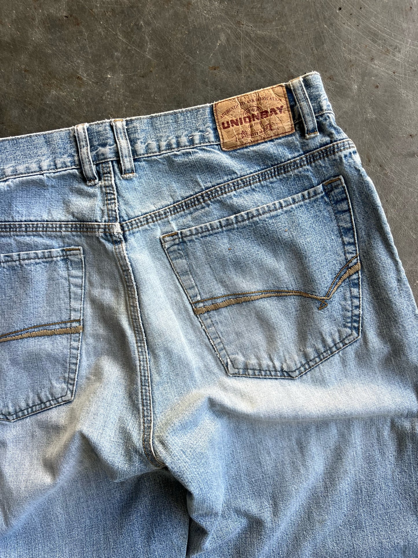 Vintage Faded Light Wash Union Bay Pants - 36