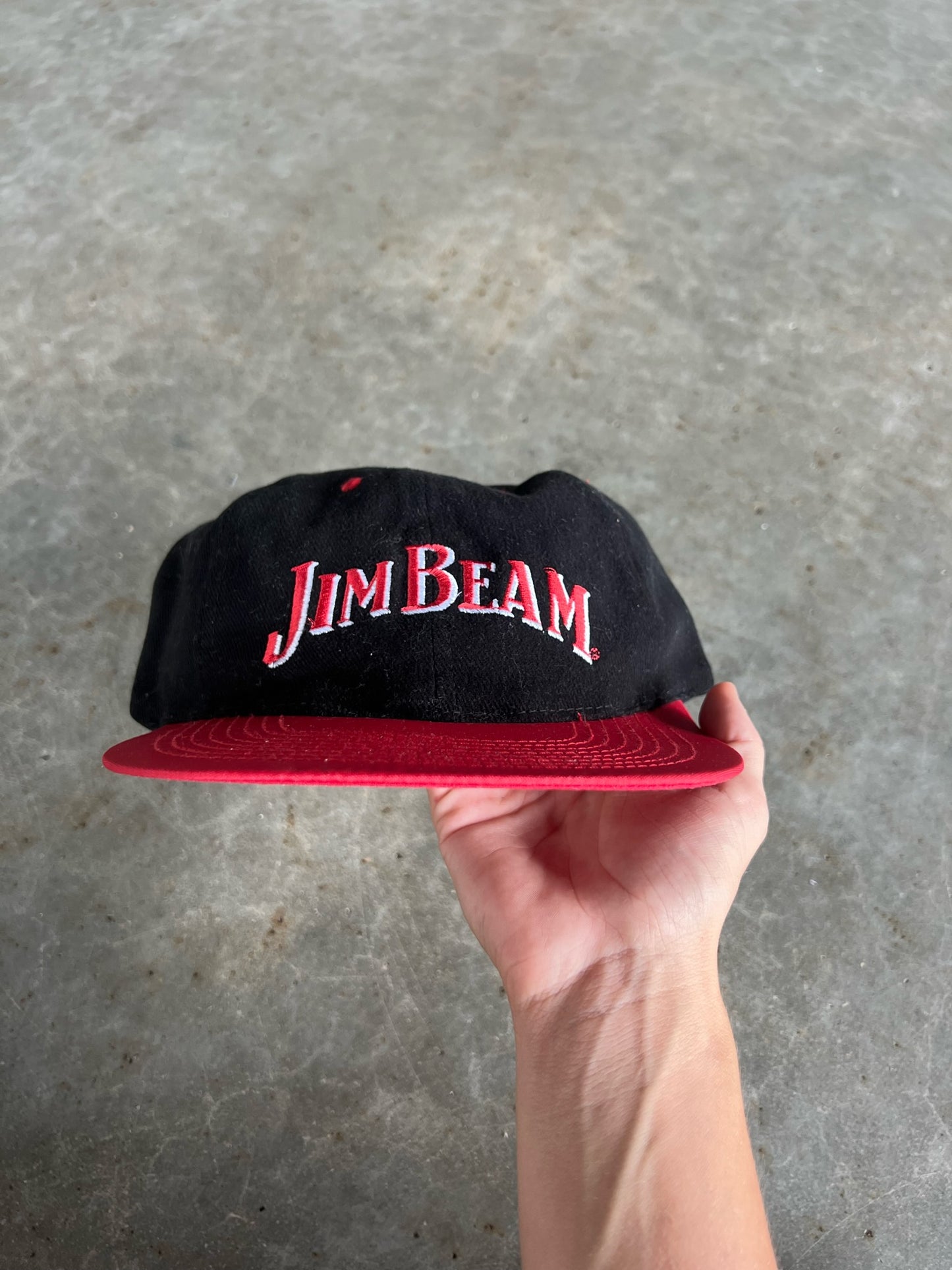 Vintage Jim Beam Snap-Back Hat
